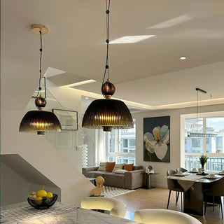 Vertigo Mid-Century Modern Glass Pendant Light