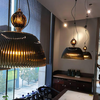 Vertigo Mid-Century Modern Glass Pendant Light