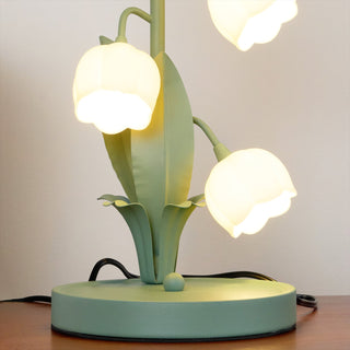 Lily Whimsical Floral Metal Table Lamp
