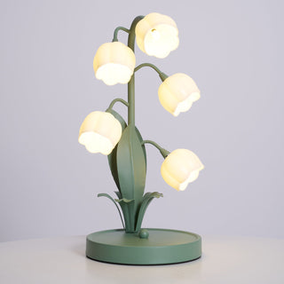 Lily Whimsical Floral Metal Table Lamp