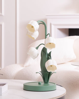 Lily Whimsical Floral Metal Table Lamp