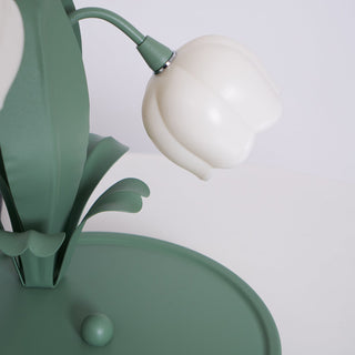 Lily Whimsical Floral Metal Table Lamp