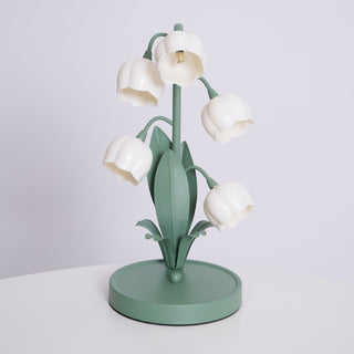 Lily Whimsical Floral Metal Table Lamp