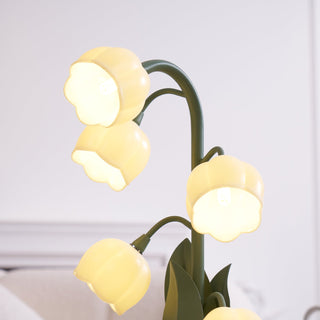 Lily Whimsical Floral Metal Table Lamp