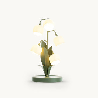 Lily Whimsical Floral Metal Table Lamp