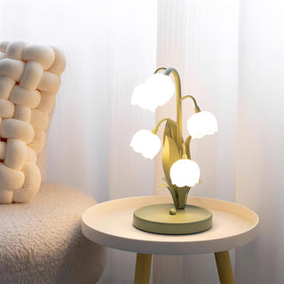 Lily Whimsical Floral Metal Table Lamp