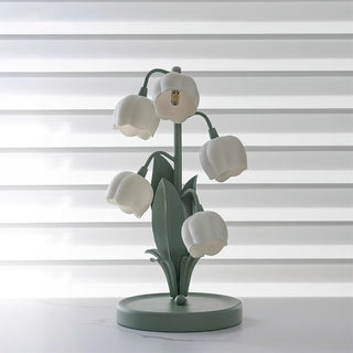 Lily Whimsical Floral Metal Table Lamp