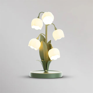 Lily Whimsical Floral Metal Table Lamp