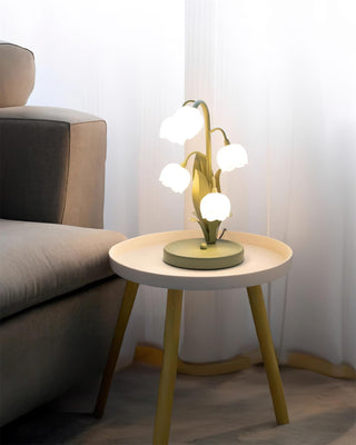 Lily Whimsical Floral Metal Table Lamp