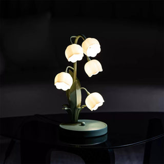 Lily Whimsical Floral Metal Table Lamp