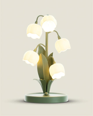 Lily Whimsical Floral Metal Table Lamp