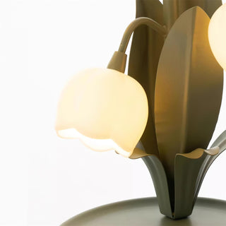 Lily Whimsical Floral Metal Table Lamp