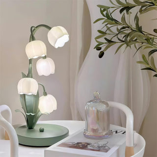 Lily Whimsical Floral Metal Table Lamp