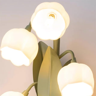 Liora Whimsical Floral Metal Table Lamp