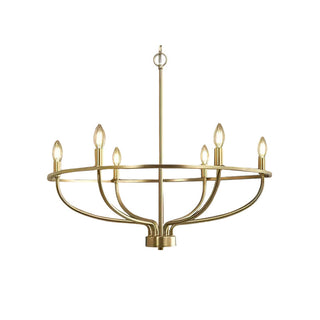 Gretchen Minimalist Circular Metal Chandelier