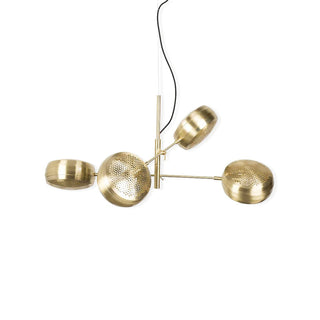 Vesper Modern Brass Perforated Chandelier