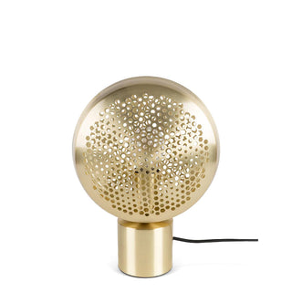 Soren Modern Brass Perforated Table Lamp