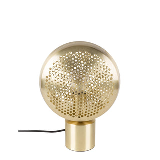 Soren Modern Brass Perforated Table Lamp