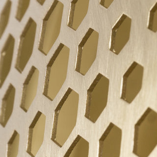 Soren Modern Brass Perforated Table Lamp