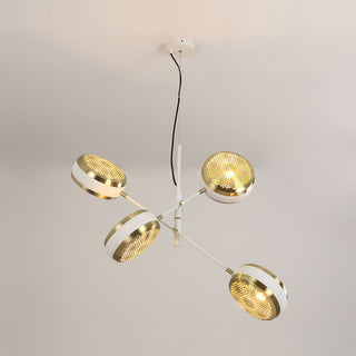 Vesper Modern Brass Perforated Chandelier