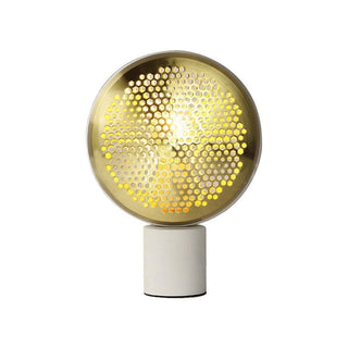 Soren Modern Brass Perforated Table Lamp