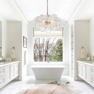 Aurora Chandelier Glass Ball Bubble Modern - Blowlighting