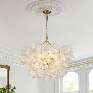 Aurora Chandelier Glass Ball Bubble Modern - Blowlighting