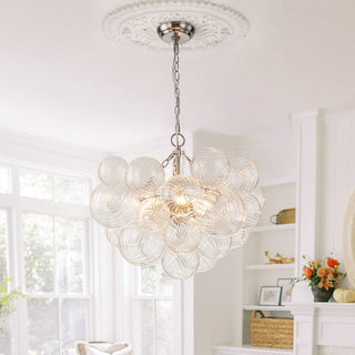 Aurora Chandelier Glass Ball Bubble Modern - Blowlighting