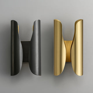 Guardian Modern Black Metal Wall Sconce