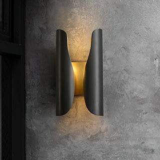 Guardian Modern Black Metal Wall Sconce