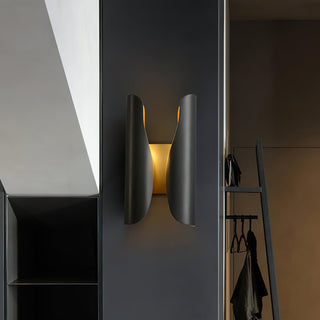 Guardian Modern Black Metal Wall Sconce