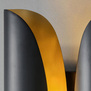 Guardian Modern Black Metal Wall Sconce