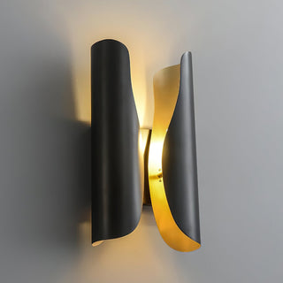 Guardian Modern Black Metal Wall Sconce