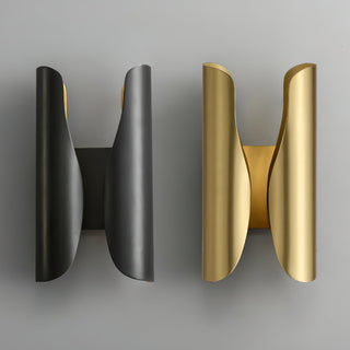 Guardian Modern Black Metal Wall Sconce