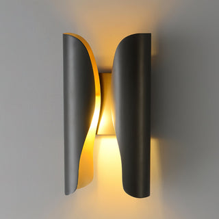 Guardian Modern Black Metal Wall Sconce