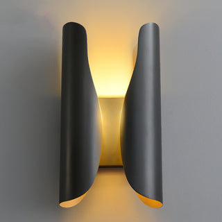Guardian Modern Black Metal Wall Sconce