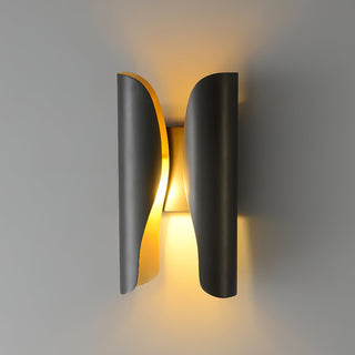 Guardian Modern Black Metal Wall Sconce