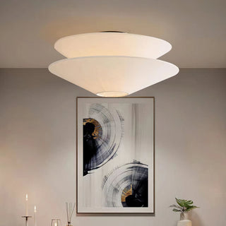 Gull Layered Fabric Ceiling Light