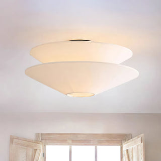 Gull Layered Fabric Ceiling Light