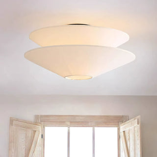 Gull Layered Fabric Ceiling Light