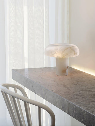 Elora Modern Alabaster Table Lamp