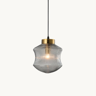 Hailie Modern Brass Glass Pendant Light
