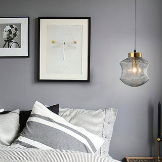 Hailie Modern Brass Glass Pendant Light