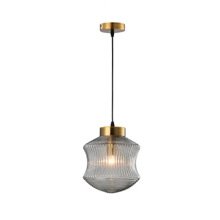Hailie Modern Brass Glass Pendant Light