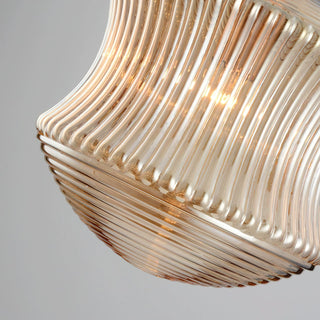Hailie Modern Brass Glass Pendant Light
