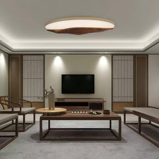 Everest Minimalist Wood Ceiling Light