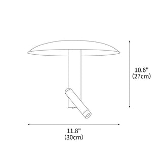 Halo Duo Scandinavian Iron Wall Light