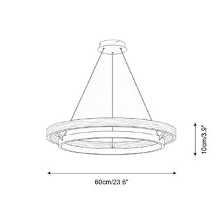 Diro Geometric Metal Chandelier