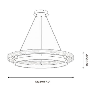 Diro Geometric Metal Chandelier