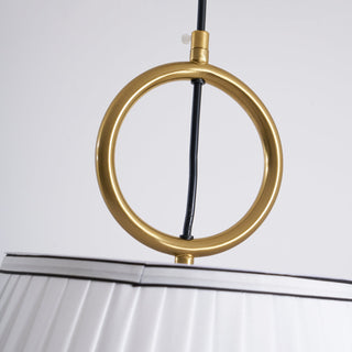 Hamilton Ring Retro Cloth Pendant Light
